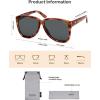 imageSOJOS Trendy Big Oversized Polarized Sunglasses Womens Mens 70s 80s Large Retro Vintage Pilot Shades SJ2643Caramel TortoiseGrey