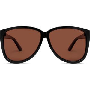 imageSOJOS Trendy Big Oversized Polarized Sunglasses Womens Mens 70s 80s Large Retro Vintage Pilot Shades SJ2643BlackBlush Tint