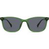 imageSOJOS Classic Square Polarized Sunglasses for Women Men Vintage Style UV400 Lens SJ2636GreenGrey