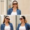 imageSOJOS Classic Thick Rectangle Polarized Sunglasses for Women Men Trendy 90s Square Frame Shades SJ2635BlackGrey