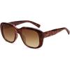 imageSOJOS Classic Thick Rectangle Polarized Sunglasses for Women Men Trendy 90s Square Frame Shades SJ2635Brown Tortoise FrameBrown Lens