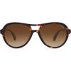 imageSOJOS Retro Aviator Polarized Sunglasses for Women Men Vintage 70s Style UV Protection Womens Mens Sun Glasses SJ2646Brown TortoiseBrown Grading