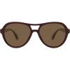 imageSOJOS Retro Aviator Polarized Sunglasses for Women Men Vintage 70s Style UV Protection Womens Mens Sun Glasses SJ2646Deep Eggplant PurpleRetro Brwon