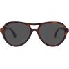 imageSOJOS Retro Aviator Polarized Sunglasses for Women Men Vintage 70s Style UV Protection Womens Mens Sun Glasses SJ2646TortoiseGrey