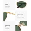 imageSOJOS Retro Oval Polarized Sunglasses for Women Men Trendy Chic Cat Eye 90s Y2K Sunnies SJ1266GoldGreen