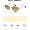 imageSOJOS Retro Oval Polarized Sunglasses for Women Men Trendy Chic Cat Eye 90s Y2K Sunnies SJ1266SilverLight Brown Gradient