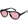 imageSOJOS Retro Polarized Aviator Sunglasses for Women Men 80s 90s Trendy UV400 Shades SJ2648BlackLight Pink Tint