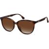 imageSOJOS Square Polarized Sunglasses for Women Men Vintage Style Larger Fit Shades SJ2642Brown TortoiseGradient Brown