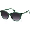 imageSOJOS Square Polarized Sunglasses for Women Men Vintage Style Larger Fit Shades SJ2642GreenGradient Grey