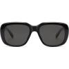 imageSOJOS Classic Thick Rectangle Polarized Sunglasses for Women Men Trendy 90s Square Frame Shades SJ2635BlackGrey