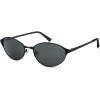 imageSOJOS Retro Oval Polarized Sunglasses for Women Men Trendy Chic Cat Eye 90s Y2K Sunnies SJ1266BlackGrey
