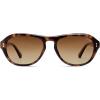 imageSOJOS Retro Polarized Aviator Sunglasses for Women Men 80s 90s Trendy UV400 Shades SJ2648Brown TortoiseBrown
