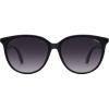 imageSOJOS Square Polarized Sunglasses for Women Men Vintage Style Larger Fit Shades SJ2642BlackGradient Grey