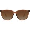 imageSOJOS Square Polarized Sunglasses for Women Men Vintage Style Larger Fit Shades SJ2642BrownGradient Brown