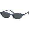 imageSOJOS TR90 Ultra Light Flexible Sunglasses for Women Retro Oval Polarized Cat Eye Vintage Shades UV400 Protection Comfort FitBlueGrey