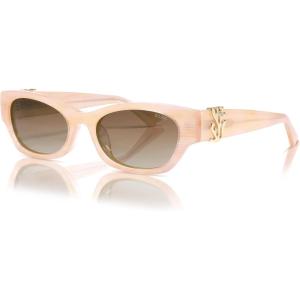 imageSOJOS Acetate Polarized Retro Sunglasses for Women Cateye Narrow UV400 Protection Sun Glasses Fire CoralOrangeBrown