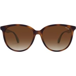 imageSOJOS Square Polarized Sunglasses for Women Men Vintage Style Larger Fit Shades SJ2642Brown TortoiseGradient Brown