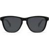 imageSOJOS Ocean Collection Retro Polarized Large Rectangular Sunglasses Women Men Recycled Plastic Ecofriendly Shades BaleenBlackGrey