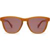 imageSOJOS Ocean Collection Retro Polarized Large Rectangular Sunglasses Women Men Recycled Plastic Ecofriendly Shades BaleenLight BrownRed