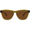 imageSOJOS Ocean Collection Retro Polarized Large Rectangular Sunglasses Women Men Recycled Plastic Ecofriendly Shades BaleenOlive GreenBrown