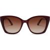 imageSOJOS Vintage Oversized Cateye Sunglasses Womens UV400 Large Designer Shades Lentes De Sol Para Mujer SJ2634RedRed Grading LensMc