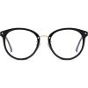 imageSOJOS Retro Round TR90 Blue Light Reading Glasses Womens Mens Readers Computer Glasses Eyewear Frame SJ9001 Black Frame 000 x