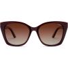imageSOJOS Vintage Oversized Cateye Sunglasses Womens UV400 Large Designer Shades Lentes De Sol Para Mujer SJ2634RedRed Grading Lens