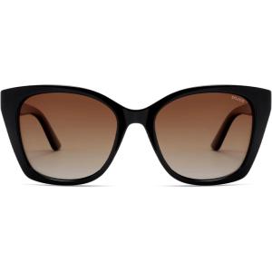 imageSOJOS Vintage Oversized Cateye Sunglasses Womens UV400 Large Designer Shades Lentes De Sol Para Mujer SJ2634BlackBrown