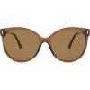 imageSOJOS Round Polarized Sunglasses for Women Men Oversized Trendy UV Protection ShadesBrown