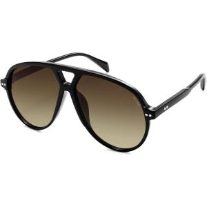 imageSOJOS Oversized Retro Aviator Sunglasses for Women Men Tangle Free Classic Vintage 70s Shades SJ2665BlackGrey