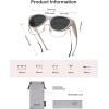 imageSOJOS Polarized Fit Over Glasses Sunglasses for Women Men SJ2658GreyGrey