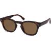 imageSOJOS Retro Vintage Polarized Sunglasses Womens Mens 70s 80s Square Panto Style UV400 Shades SJ2662Brown TortoiseBrown