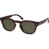 imageSOJOS Retro Vintage Polarized Sunglasses Womens Mens 70s 80s Square Panto Style UV400 Shades SJ2662Brown TortoiseGreen