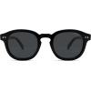 imageSOJOS Retro Vintage Polarized Sunglasses for Women Men Classic Square Panto Shades SJ2626BlackGrey