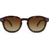 imageSOJOS Retro Vintage Polarized Sunglasses for Women Men Classic Square Panto Shades SJ2626Brown TortoiseBrown