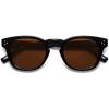 imageSOJOS Retro Vintage Polarized Sunglasses Womens Mens 70s 80s Square Panto Style UV400 Shades SJ2662BlackBrown