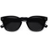 imageSOJOS Retro Vintage Polarized Sunglasses Womens Mens 70s 80s Square Panto Style UV400 Shades SJ2662BlackGrey