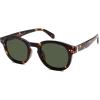 imageSOJOS Retro Vintage Polarized Sunglasses for Women Men Classic Square Panto Shades SJ2626TortoiseDark Green