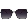 imageSOJOS Trendy Square Oversized Sunglasses Womens Mens UV400 Big Large Designer Shades SJ1082BlackGradient Grey