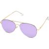 image:imageSOJOS Classic Aviator Sunglasses for Women Men Metal Frame Spring Hinges SJ1030GoldPurple