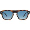 image:imageSOJOS Retro Aviator Polarized Sunglasses for Men Women Vintage Square Mens Shades SJ2632Tortoise Frame Blue Grading Lens