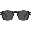 image:imageSOJOS Vintage Retro Square Polarized Sunglasses Men Standard Fit Trendy Womens Sun Glasses SJ2382Black Frame Grey Lens