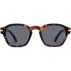 image:imageSOJOS Vintage Retro Square Polarized Sunglasses Men Standard Fit Trendy Womens Sun Glasses SJ2382Tortoise Frame Grey Lens