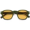 Green Frame Yellow Lens