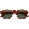Red Tortoise Frame Green Lens