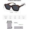 image:imageSOJOS Retro Polarized Square Sunglasses Womens Mens Vintage 70s 80s 90s Hexagon Shades SJ2377Tortoise