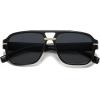 image:imageSOJOS Retro Square Aviator Sunglasses for Women Men 80s 90s Vintage Trendy Polarized Aviators SJ2692BlackGrey