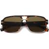 image:imageSOJOS Retro Square Aviator Sunglasses for Women Men 80s 90s Vintage Trendy Polarized Aviators SJ2692TortoiseDark Brown