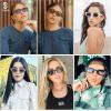 image:imageSOJOS Trendy Polarized Narrow Cat Eye Sunglasses for Women Retro Cute Small Womens Shades SJ2284TortoiseBrown