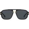 image:imageSOJOS Retro Square Aviator Sunglasses for Women Men 80s 90s Vintage Trendy Polarized Aviators SJ2692BlackGrey